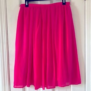 Hot Pink Skirt